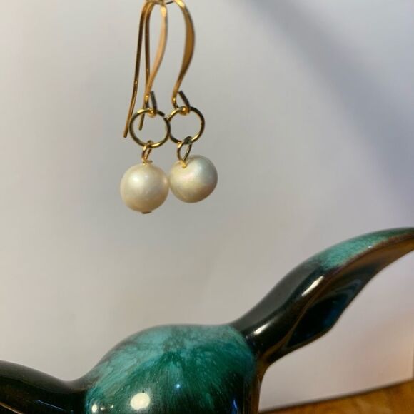 Pearl Drop Earrings - Picture 10 of 10